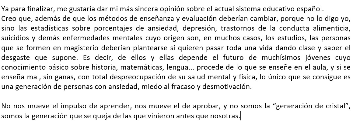 "De ellos y ellas depende el futuro de muchos jovenes"
Así es como <a href="/javiergil__/">javier🍒</a> termina un exámen, gracias por representar a toda la clase💖