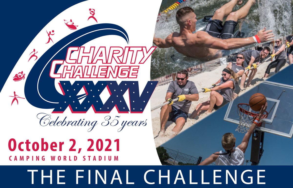 CCINC_ORL's tweet photo. WE'RE BACK! Our Final Charity Challenge XXXV is scheduled to rock Camping World Stadium for one last hurrah on Saturday, October 2, 2021. Sign up today at https://t.co/iZxVQsxVcQ. https://t.co/KKGo40lctA