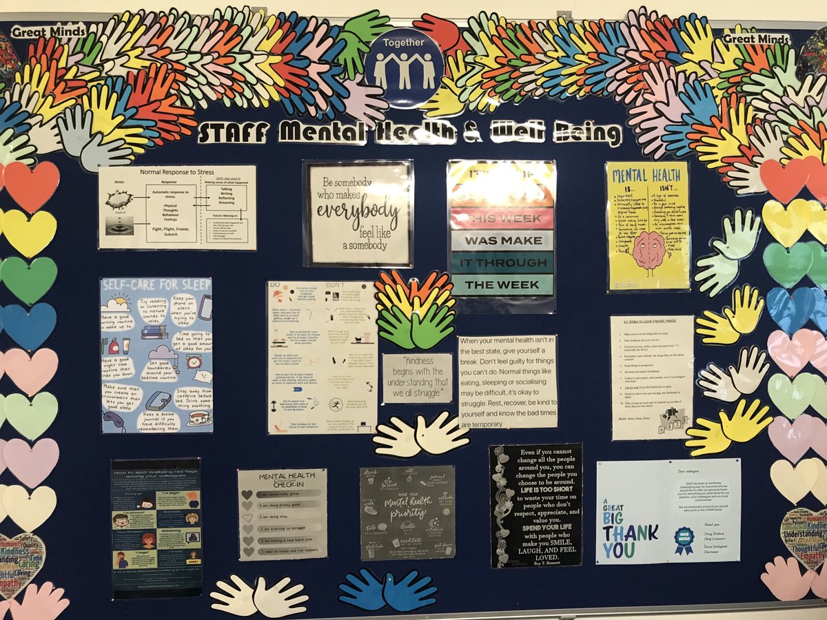 daniel hobby (@hobbyd8) on Twitter photo Well done Sarah Simmonds for developing ward 124’s Mental Health and Well Being board. Each pair of hands represents every member of the team. 👏👏👏👏 <a href="/TeamRenal/">The Renal Team@nuh</a> <a href="/HattonGwen/">Gwen Hatton</a> <a href="/juliecumbo/">Julie Cumberlidge</a> <a href="/PhillippaMullig/">Phillippa Mulligan</a> <a href="/Sallyapp1/">Sally</a> <a href="/UHNM_NHS/">UHNM NHS Trust 🏥</a> Well done Sarah Simmonds for developing ward 124’s Mental Health and Well Being board. Each pair of hands represents every member of the team. 👏👏👏👏 <a href="/TeamRenal/">The Renal Team@nuh</a> <a href="/HattonGwen/">Gwen Hatton</a> <a href="/juliecumbo/">Julie Cumberlidge</a> <a href="/PhillippaMullig/">Phillippa Mulligan</a> <a href="/Sallyapp1/">Sally</a> <a href="/UHNM_NHS/">UHNM NHS Trust 🏥</a>