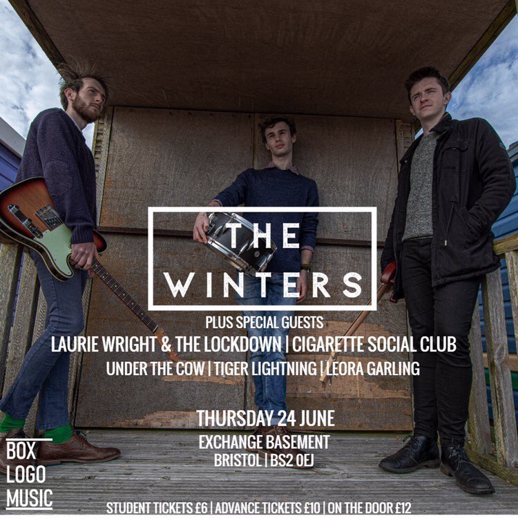 BRISTOL! EXCHANGE BASEMENT! 24th June! Supporting <a href="/TheWintersBand/">The Winters</a>  with <a href="/cigarettesocia1/">cigarettesocialclub</a> ,<a href="/Tiger_Lightning/">Sam White</a> get your tix here exchangebristol.com/whats-on/#even… 50% of tickets SOLD ALREADY! #bristol #bristolexchange #bristolmusic #lauriewright #lauriewrightmusic