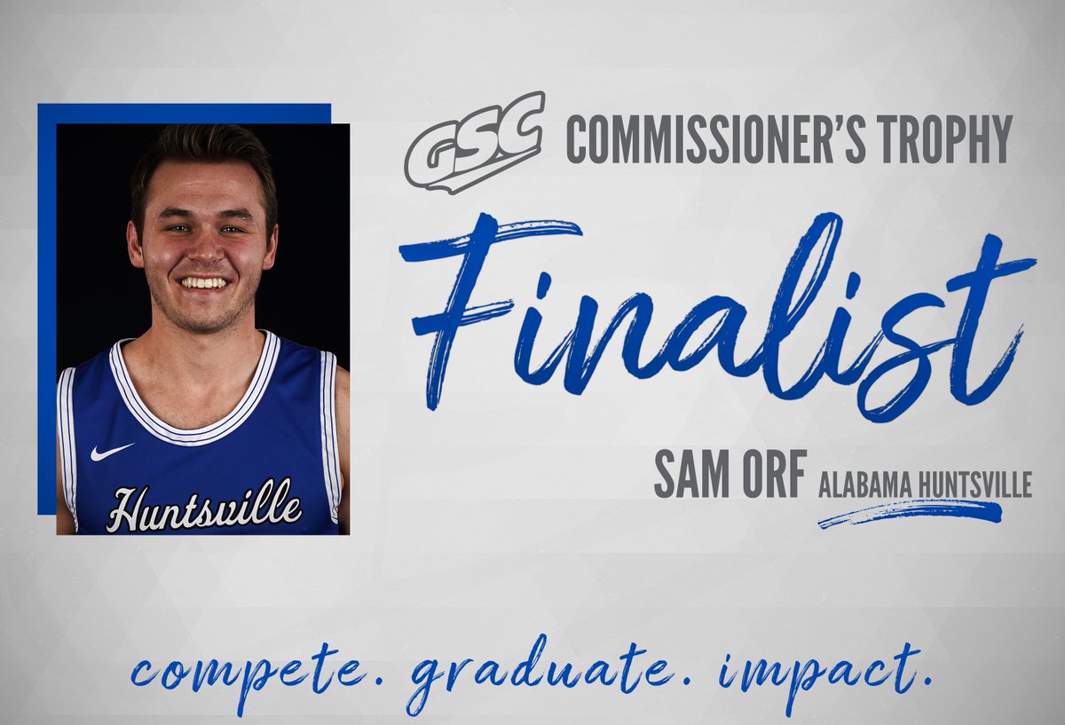 𝟮𝟬𝟮𝟭 𝗚𝗦𝗖 𝗖𝗼𝗺𝗺𝗶𝘀𝘀𝗶𝗼𝗻𝗲𝗿'𝘀 𝗧𝗿𝗼𝗽𝗵𝘆 𝗙𝗶𝗻𝗮𝗹𝗶𝘀𝘁𝘀 🏆
(listed alphabetically)

Kailyn Lofton, <a href="/DSUStatesmen/">Delta State Athletics</a> 
Brynne Lytle, <a href="/CBUBucs/">CBU Buccaneers</a> 
Christian Noble, <a href="/LeeUFlames/">Lee Flames</a> 
Sam Orf, <a href="/UAHChargers/">UAH Chargers</a> 

📋 bit.ly/3fKWN5B