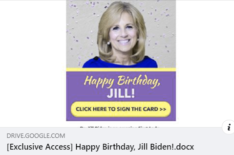 [Exclusive Access] Happy Birthday, Jill Biden!
 