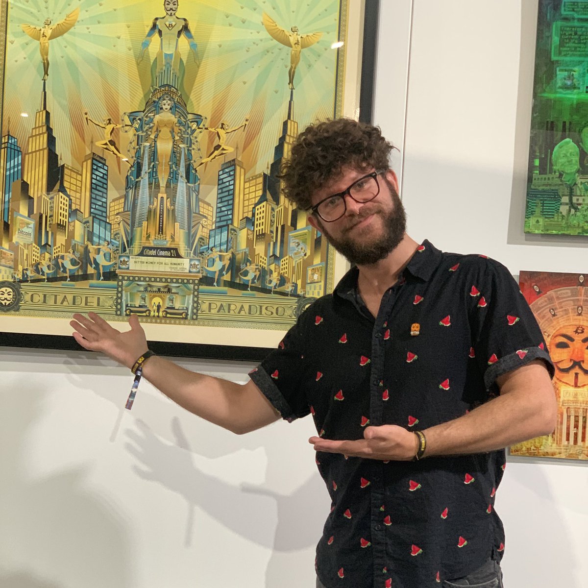 DaelyBasis's tweet photo. Had the chance to see @LuchoPoletti’s work @ #Bitcoin2021 
Pleasant meeting you! https://t.co/8hfP5ChKJk