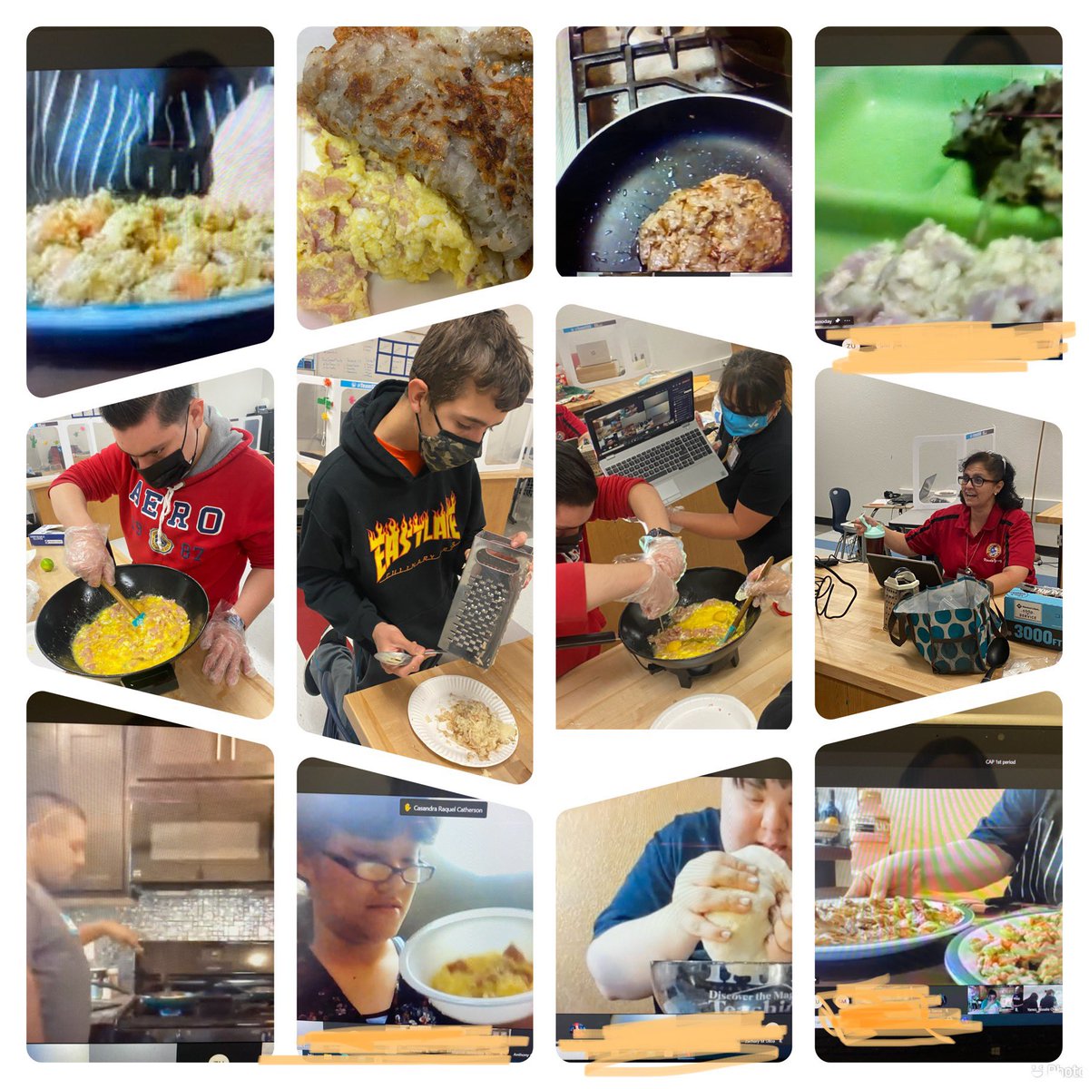 Last Day of School was celebrated with our last meal made from scratch...HashBrowns &amp; Eggs... we reminisced over breakfast... talked about our most cherished moments and our So Longs for our exiting students who will change the world!#SISD #Transition <a href="/RYanez_CI/">Rosalie Yanez</a> <a href="/ROrtega_CI/">Richard Ortega</a>