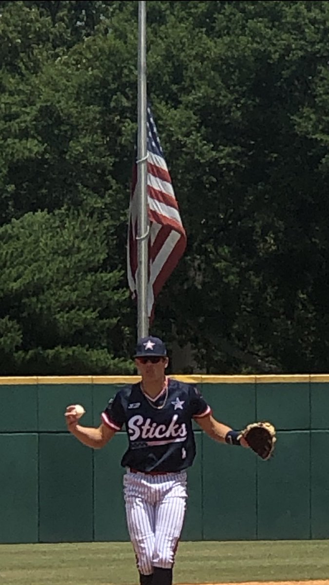 Getting the summer started! Looking classy in the red, white &amp; blue!  <a href="/HembreeDaxton/">Daxton Hembree</a> <a href="/AR_Sticks/">Sticks Baseball</a>