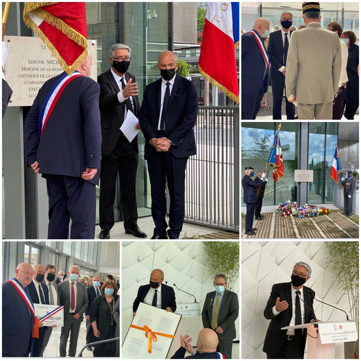 - Fier d'avoir organisé l'inauguration de la rue Simone Michel-Levy
- Fier d'avoir honoré notre collègue Compagnon de la Libération 
- Fier d'être un salarié @orange 
#Bridge le nx siège social #orange @ASantini_Issy
#humaninside #proudtobeorange 
@Airiartsorhondo @Ge_Pellissier