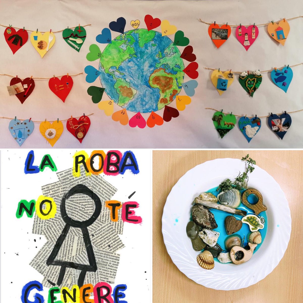 EscolaGayarre's tweet photo. A l'acte de lliurament de premis del projecte "De la Convenció als ODS amb ulls d'infant" celebrat avui al Museu Blau, l'Escola Gayarre ha guanyat en 3 de les 4 categories presentades. Infants i mestres han fet una molt bona feina. Avui tothom ben orgullós i ben content. 😊 https://t.co/6FAWPowdS8