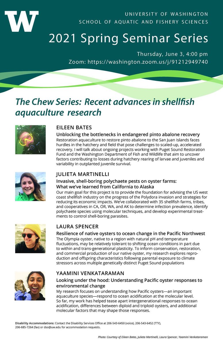 Thurner_S's tweet photo. If you’ve ever:

- had an ounce of curiosity about shellfish aquaculture,
- enjoyed listening to fantastic science communicators,
-wondered what an abalone even is,
- or kindof liked eating an oyster

TUNE IN TONIGHT to hear 4 incredible scientists chat about shellfish research! https://t.co/qnfqKF1ydW