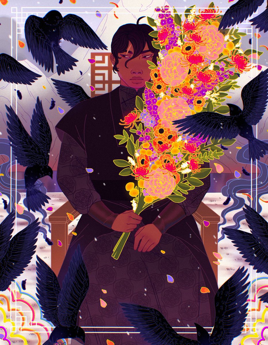 If I can't draw them in the same picture then I WILL draw them looking at each other. Happy pride 🤪👯