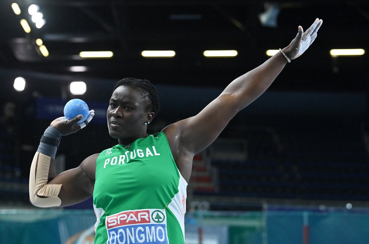 Aw On Twitter Auriol Dongmo Throws Down An Enormous Marker In The Women S Shot Put With 19 75m Wl It S A Pb And Also A Portuguese Nr Https T Co Llablauynk
