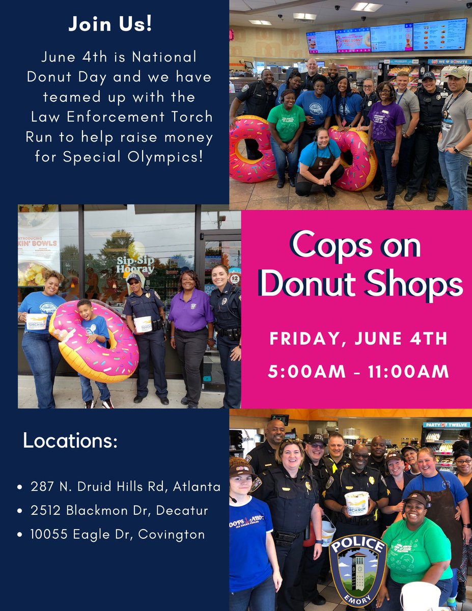 Come see us!! #CopsOnDonutShops #NationalDonutDay @SOGAchampions