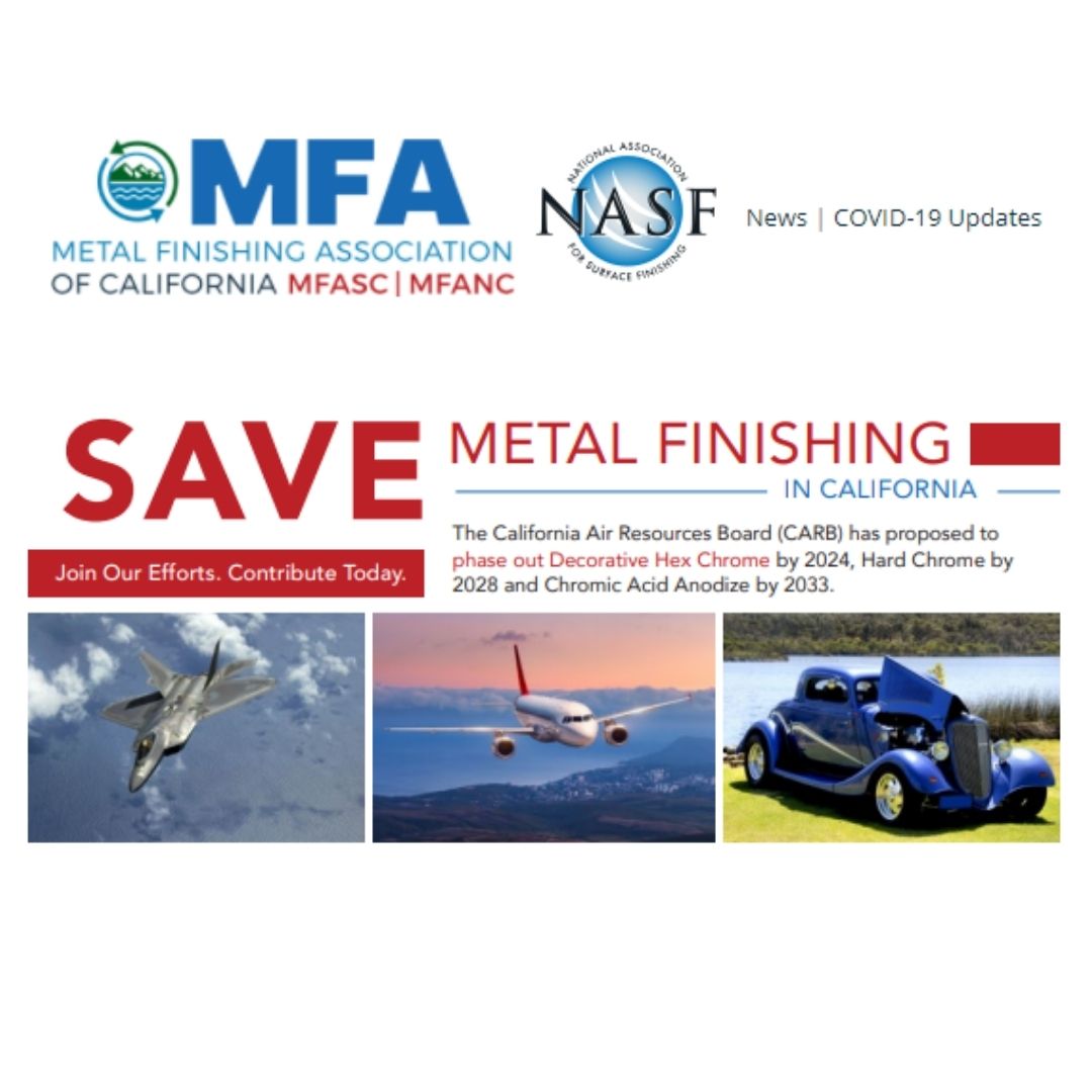 ❗️SUPPORT METAL FINISHING❗️

Our industry is under attack! Please join our efforts to help save the Metal Finishing and Surface Finishing industry in California!

Spread the word ➡️ bit.ly/SurfaceFinishi…
Contribute ➡️ bit.ly/SupportMetalFi…