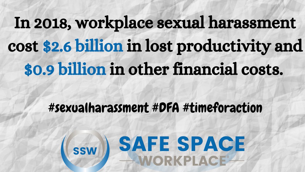 Businesses are paying a high price for workplace sexual hararrasment. Are  your employees confident to report and know where to seek support.

Link to article
www2.deloitte.com/au/en/pages/ec…