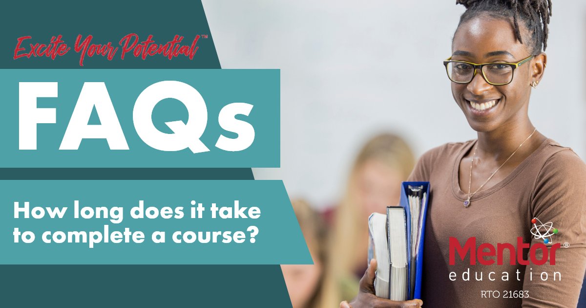 InnerExpert's tweet photo. Something many students want to know is how long does it take to complete a course?

To find out more about this question please contact us on 1300 306 146 or email us at courseconsultant@mentor.edu.au https://t.co/Haj1iPcJEl