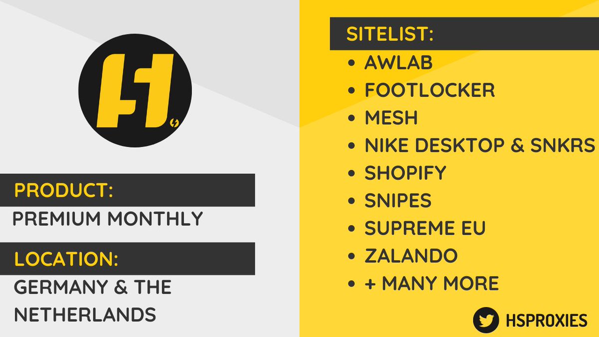 HS Proxies tweet media