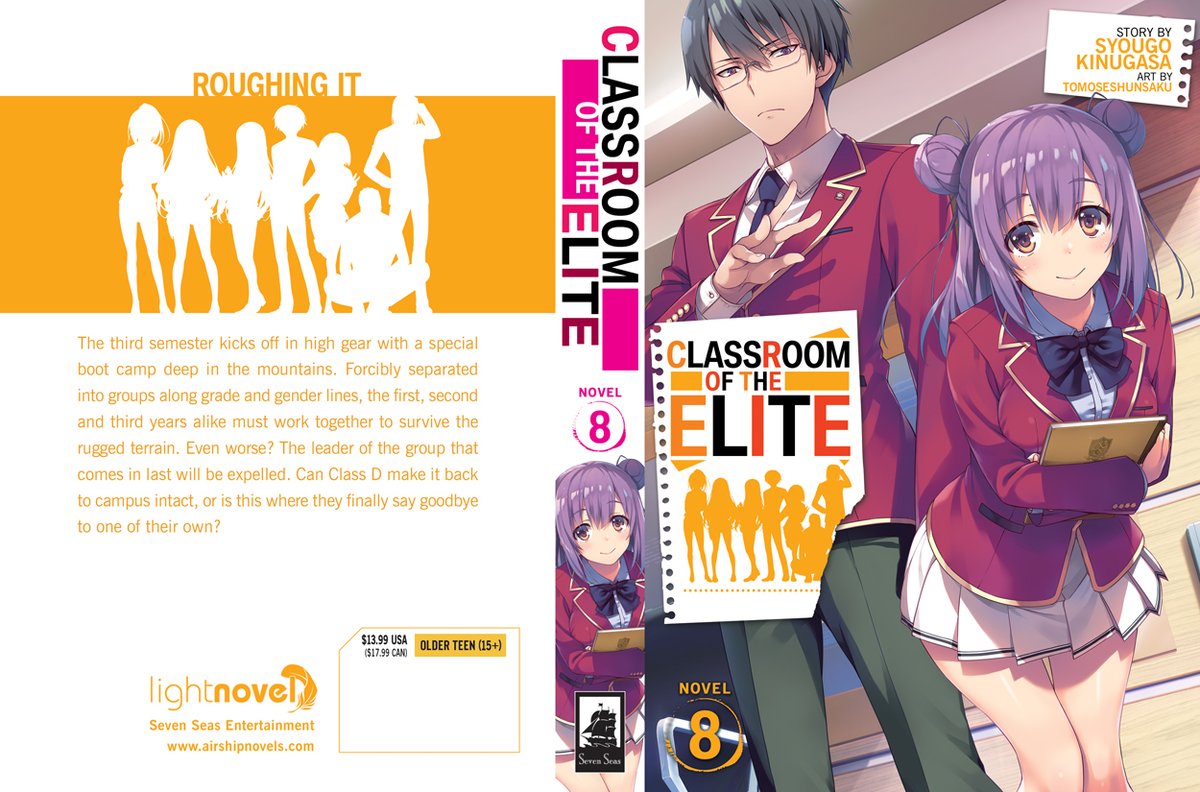 Seven Seas Entertainment on X: CLASSROOM OF THE ELITE (LIGHT NOVEL) Vol. 8, Syougo Kinugasa and Tomoseshunsaku, cutthroat school drama that inspired  the anime, $13.99