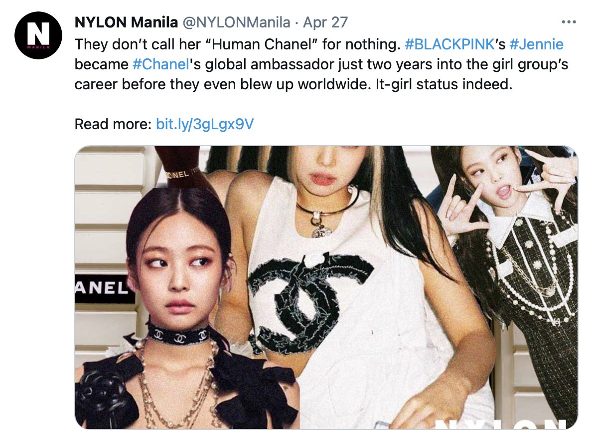 Jennie's World on X: Chanel's global ambassador just two years