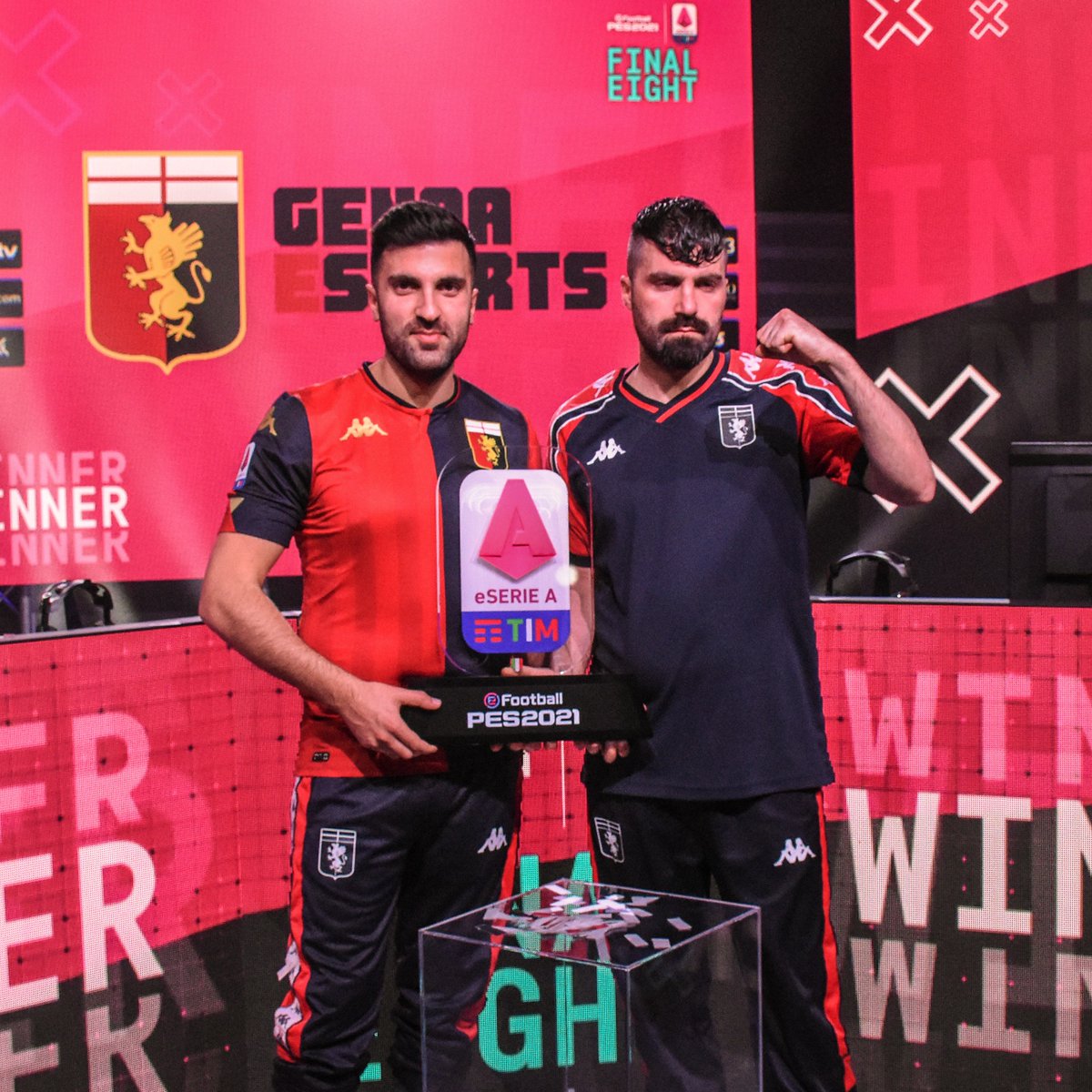 pro2besports's tweet photo. 🇮🇹🏆 GENOA ESPORTS CAMPIONE D'ITALIA su @officialpes

👏 @GenoaCFC @npk_02_pes 

#eSerieATIM #AccursoBrothers

#BeProActive

#itstimeforeSerieATIM #esports #Italy #eFootballPES2021 #eSerieATIM #Scudetto #campioniditalia #seriea
----
@seriea @PGEsportsIT https://t.co/Kz3XZHYnSs