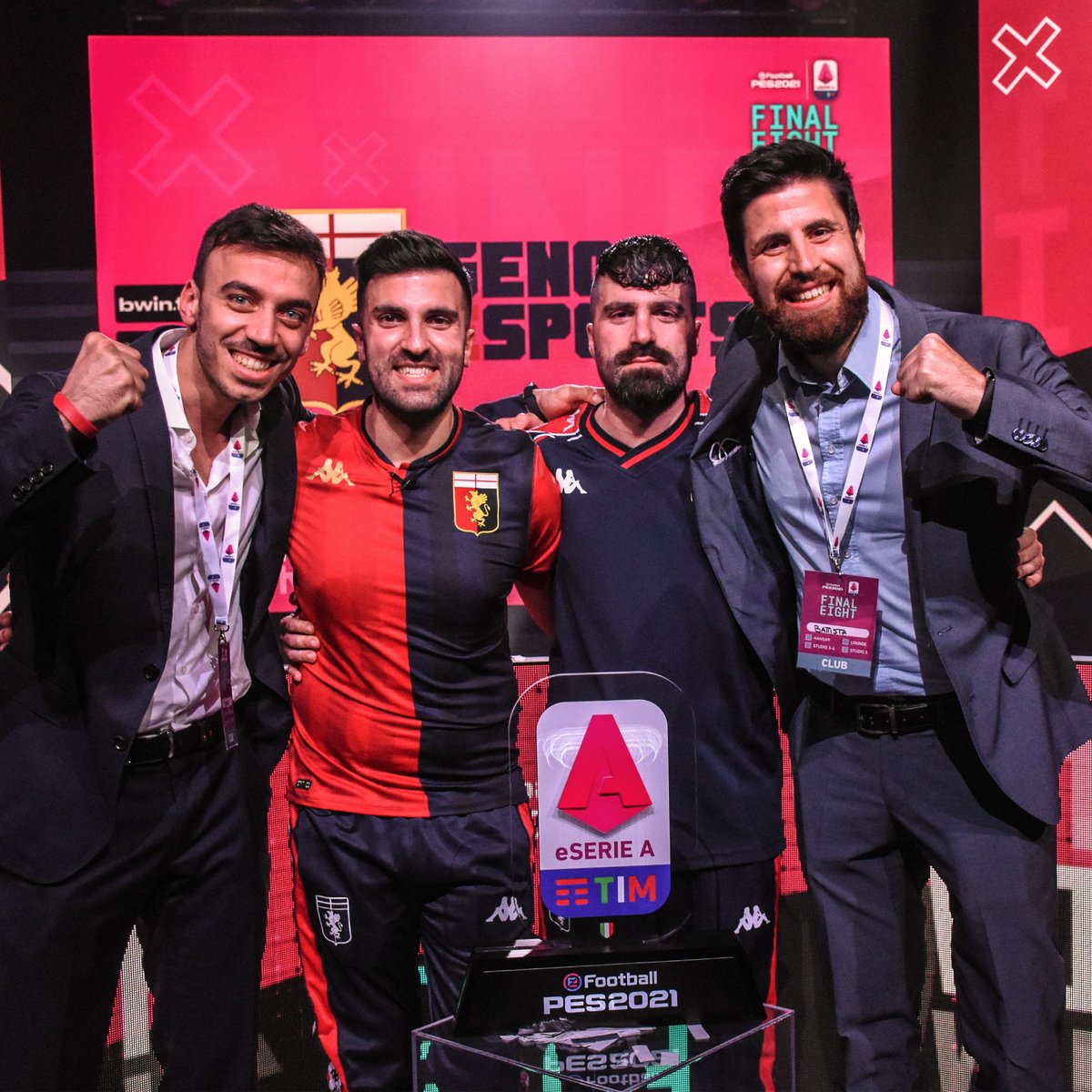pro2besports's tweet photo. 🇮🇹🏆 GENOA ESPORTS CAMPIONE D'ITALIA su @officialpes

👏 @GenoaCFC @npk_02_pes 

#eSerieATIM #AccursoBrothers

#BeProActive

#itstimeforeSerieATIM #esports #Italy #eFootballPES2021 #eSerieATIM #Scudetto #campioniditalia #seriea
----
@seriea @PGEsportsIT https://t.co/Kz3XZHYnSs