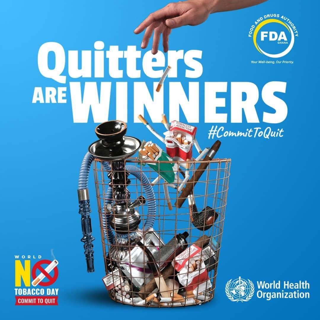 Today marks #WorldNoTobaccoDay 
#CommitToQuit  #CITYOFTEMA
