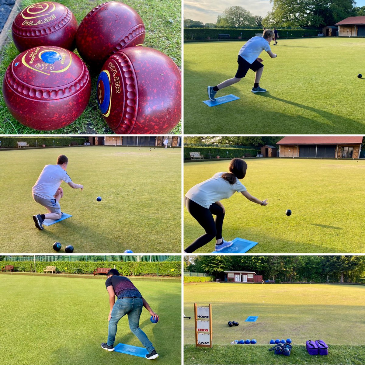 What better way to enjoy the evening sun than with a spot of Lawn Bowls. Cadets &amp; Staff learnt the basics then had a competition...the cadets won 🥇