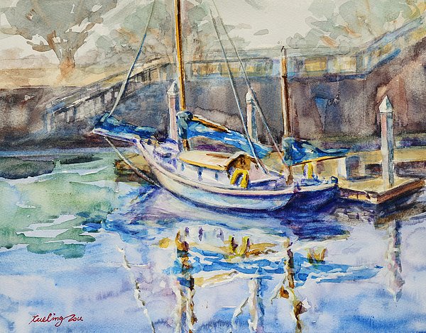 zxling1's tweet photo. New artwork for sale! - "Sailbaot at Old Fisherman's Wharf Monterey Bay California" - https://t.co/9gnS6ipgiH @fineartamerica https://t.co/2IS9c5Z9eo