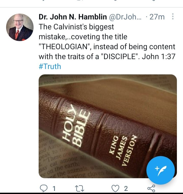 weecalvin1509's tweet image. So @DrJohnNHamblin - what has changed in four years? Are you going to send back your three doctorates? Not one of your better thought out tweets was it? #Heh #oldpaths #FluffStuff