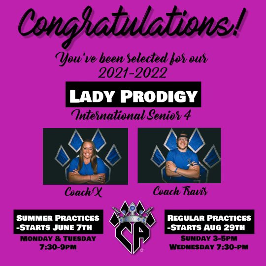 Round 2️⃣ with @ca_ladyprodigy @x.hansen_ @travisfairfax  It’s going to be a #gr8 season 8💕🐍 #cacharlottenc #cheerathletics #SeasonGr8 #CLAWsome #clawsout #Gr8 #Domin8 #Clawstle  #ladyprodigy #evilqueens #pickyourpoison #wicked #rottentothecore #iputaspellonyou