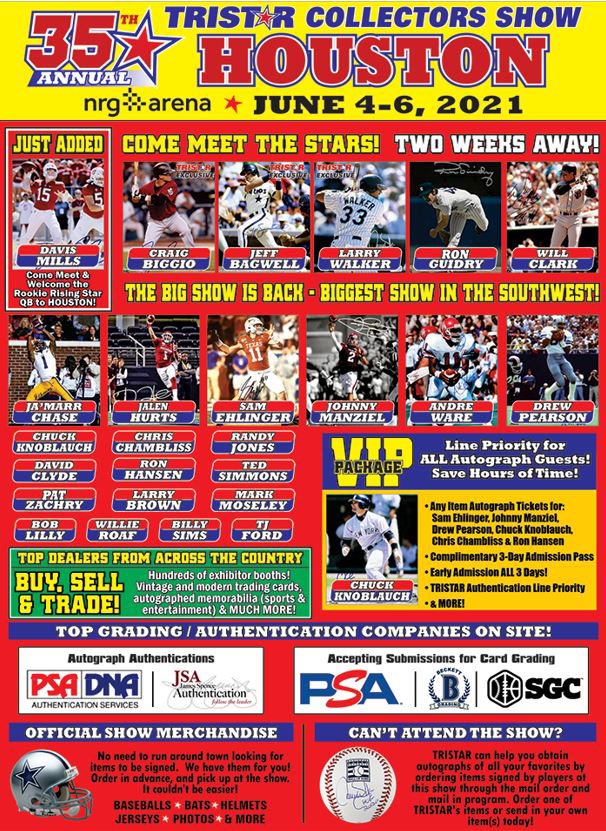 Billy Sims (@realbillysims) on Twitter photo Excited to sign autographs and see everyone in Houston this Saturday, June 5 at the 35th Annual <a href="/TRISTAR1/">TRISTAR Productions</a> Collectors Show at NRG Arena at 12:30pm. ow.ly/17ic30nqI7U #TristarShow #BillySims #Heisman Excited to sign autographs and see everyone in Houston this Saturday, June 5 at the 35th Annual <a href="/TRISTAR1/">TRISTAR Productions</a> Collectors Show at NRG Arena at 12:30pm. ow.ly/17ic30nqI7U #TristarShow #BillySims #Heisman