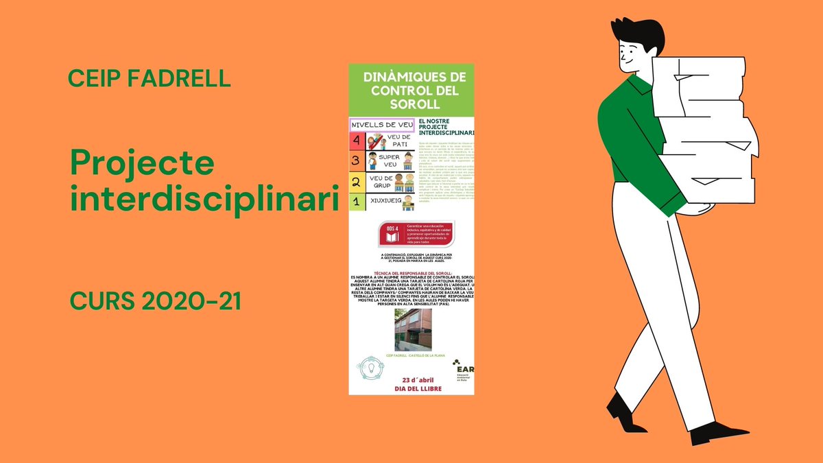 Treballems els #ODS als nostres centres  #Setmanadelmediambient #5dejuny 
<a href="/xcentresostcv/">Centres Sostenibles de la Comunitat Valenciana</a> <a href="/esenred21/">ESenRED</a>