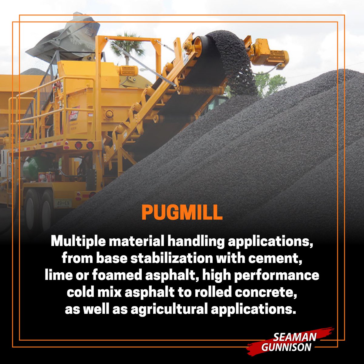 SeamanGunnison's tweet photo. Múltiples aplicaciones desde base estabilizada con cemento, cal, emulsión o asfalto espumado, concreto rodillado, así como mezclas en frío de alto desempeño 🚧
📲01 800 715 1863
#pugmill #plantaestabilizadora #estabilizaciondebase #mezclaenfrio #sellopremezclado https://t.co/loWHFeYwB3