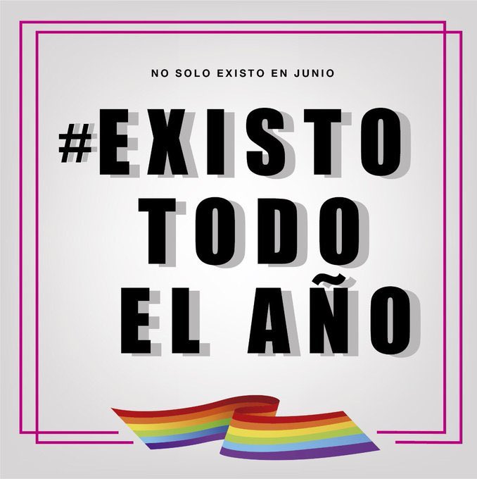 YaajMexico's tweet photo. A todas las y los aliados, Empresas, Gobierno y sociedad civil en general. 
#ExistoTodoElAño.
El orgullo se celebra siempre, no solo este mes.
Les invitamos a dar un paso más allá para luchar de la mano pues la discriminación y la violencia la vivimos los 365 días del año. #pride https://t.co/LHmyS1BB9w