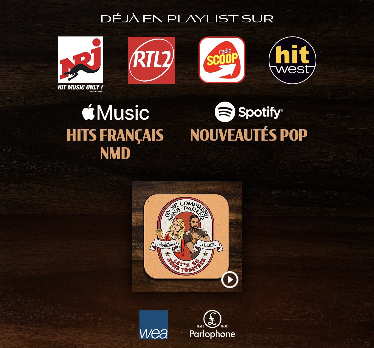 De la folie ! 🔥🔥
Merci aux radios et playlists pour cet accueil de dingue ! 
#OnSeComprendSansParler #DéjaEnPlaylist / <a href="/EllaHenderson/">Ella Henderson</a> 🙏🏻💙