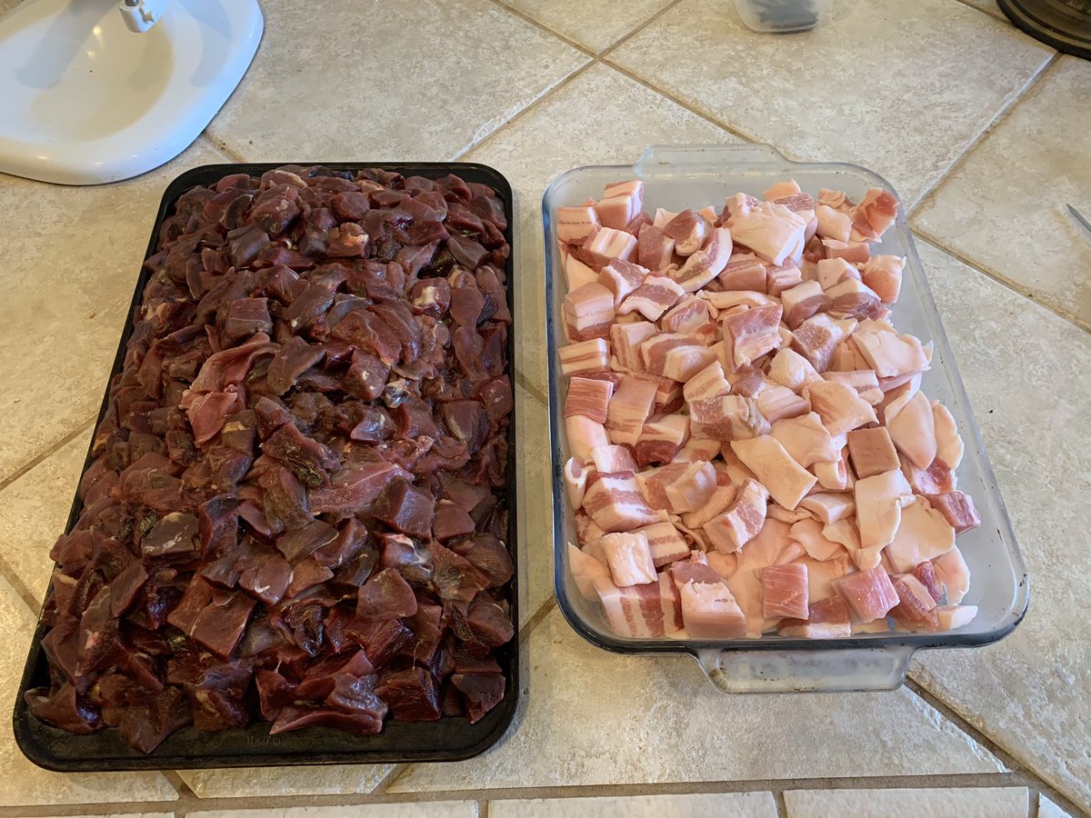 LukeMat91's tweet image. Successful Memorial Weekend project.  Duck and goose sausage. 
#duck #sausage #duckhunting