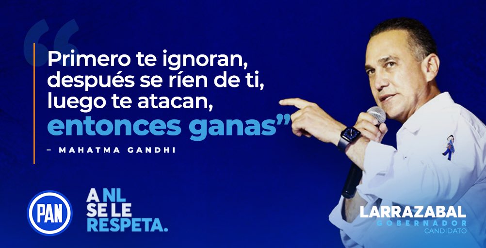 FerLarrazabalNL's tweet photo. No se dejen llevar por chismes de quienes se sienten amenazados al saber que van a perder. Cada día me convenzo más al ver a los miles de asistentes que nos han acompañado a lo largo y ancho del estado y agradezco el apoyo quienes apoyan mi proyecto para sacar adelante a NL. https://t.co/m4vYaOkwDA