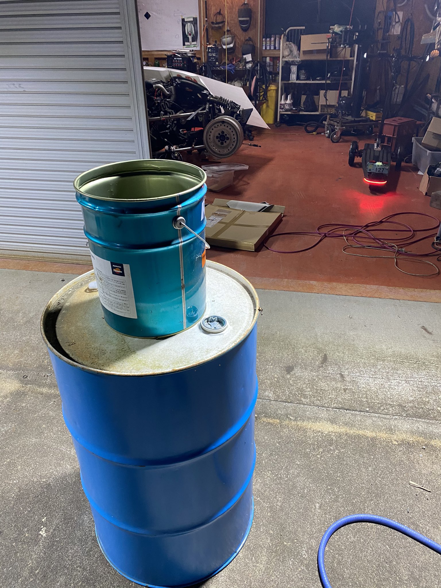 廃油ストーブ！ 廃油ドラム缶一本付き！！