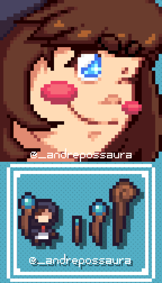 _andrepossaura's tweet photo. Briana ✨💫🪄⭐
For some, a hero, for others, a criminal. 
+++

~ if you like my art ❤️ + 🔁 + ☑️ it helps me a lot 💖💖💖

tags: #art #drawing #artistontwitter #artwork #pixelart #aseprite #rpgmakermv #paittoolsai #gameart #digitalart #originalcharacter #oc https://t.co/InNXP0ULFK