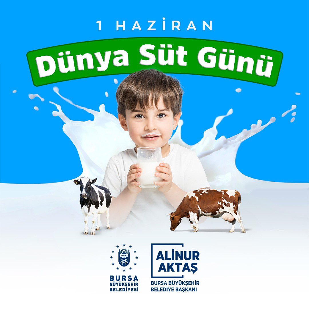 7'den 77'ye herkese afiyet olsun, şifa olsun, 1 Haziran #DünyaSütGünü kutlu olsun. 😊🥛