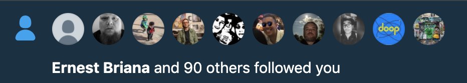 Very odd seeing alerts like this every day but the analytics reporting only 250 new followers last month. Yes lol make fun of me treat it as a joke I don't care. This is happening.