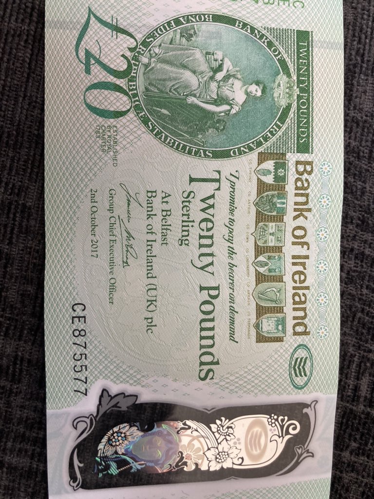 Onehappyrunner1's tweet photo. @coopuk I presented him with Northern Ireland Bank Notes in the Coxhoe,Co. Durham Store.  A young fella was quite sharp with me and held up my bank note as if it were fake &amp; then pushed it back to me, saying he couldn’t take it as it was an Irish bank note. There is more to this story. https://t.co/Jlsz0bwkfs