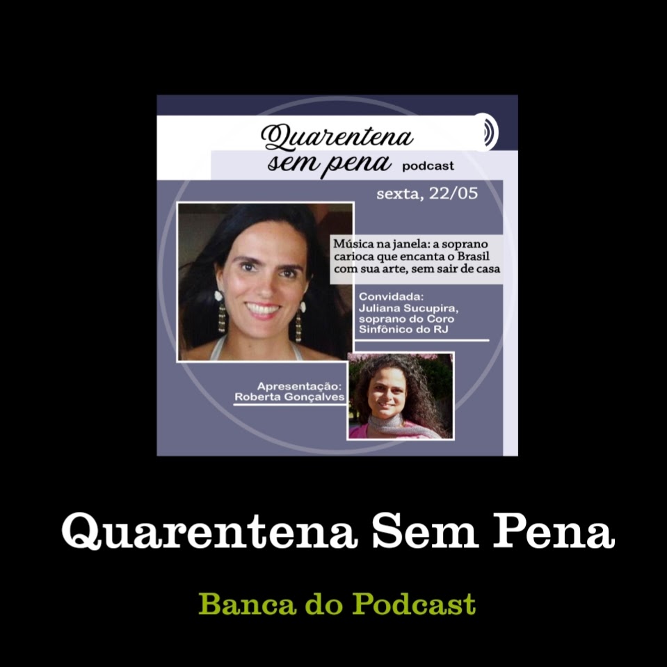bancadopodcast's tweet photo. O Quarentena Sem Pena foi idealizado por 
Roberta Gonçalves, repórter da @comunitaitalia  Comunità Italiana e do site Jardim Italiano e traz convidados de diferentes áreas falando sobre como levar o período de isolamento social de uma forma mais leve. https://t.co/Aq9OOwN1lq https://t.co/8mLKofR78w