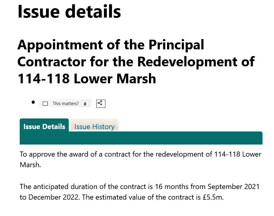 Once upon a time there was a library in Waterloo.
#Lambeth closed it down because they said they didn't have any money.
Now they are going to award a contract for £5.5M to turn it into "much needed" office space: moderngov.lambeth.gov.uk/mgIssueHistory…