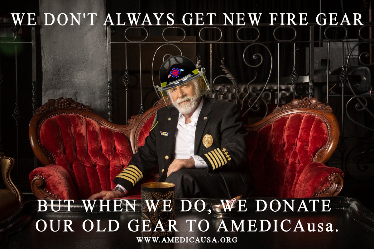 AMEDICAusa's tweet photo. Cleaning up your fire station? Replacing NFPA expired gear with new PPE? Want to see your used apparatus and equipment put to good use and remain in the fire service?  AMEDICAusa will accept your good condition, retired equipment for donation to  firefighters in Central America. https://t.co/sUHoqMoX9E