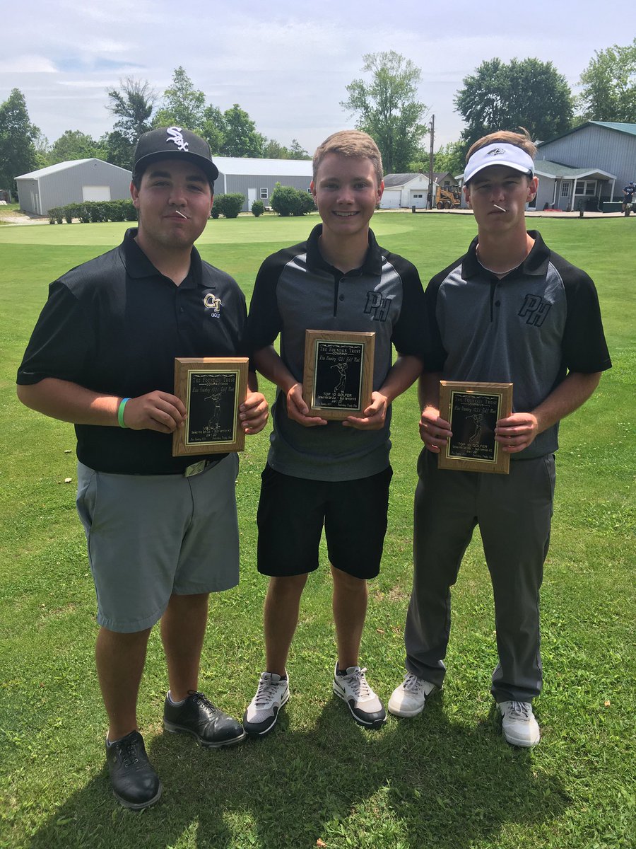 BoysParke's tweet photo. congrats to Landen Stewart and Evan James for earning All-Conference today. Shoutout to @nolanpotter_79  for Conference medalist. Well done boys.@PHWolvesAD @ParkeHeritageHS https://t.co/NVtSYUoIZc
