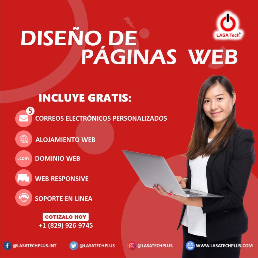 LASATechplus's tweet photo. ¡Aprovecha la oferta y déjanos construir tu sueño!
VISIT US AT 🖱️https://t.co/XAF0Vq32yx
#WeBuildYourDream #webmediard #diseno #creatividad #branding #rrss #socialmedia #fabuloso #design #negocio #mercadeodigital #mercadeo #marketing #publicidad #publicidaddigital https://t.co/JPRZ74ij3J