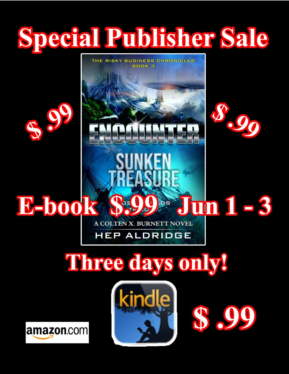 AldridgeHep's tweet photo. My new E book is now on sale for 3 days only! June 1-3
#ancientaliens #MysteryforYou #scifi #UFOs #scuba #ufotwitter #adventures #thriller #thrillers https://t.co/pKMo18PwBF