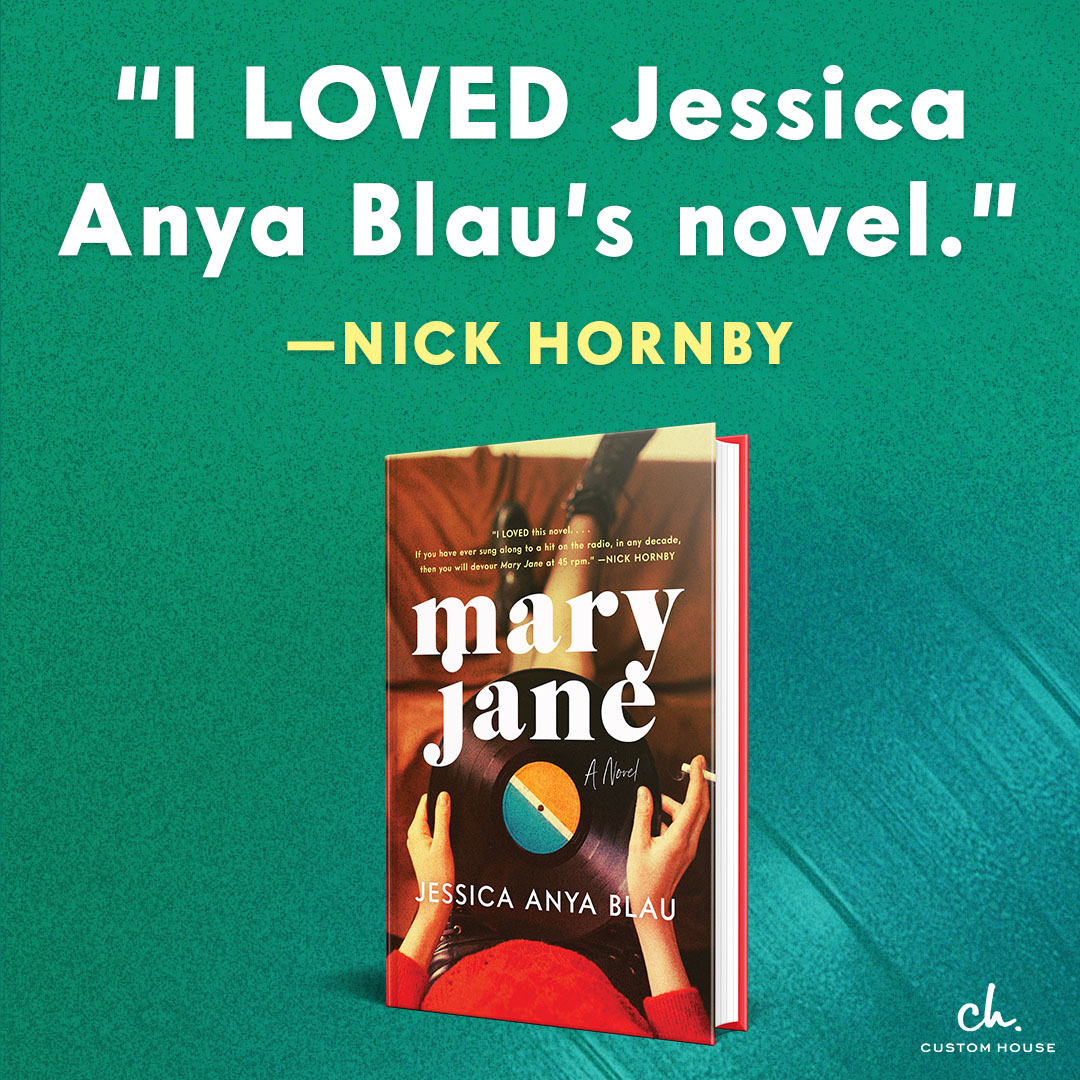 Jessica Anya Blau (@jessicaanyablau) on Twitter photo Here's my gratitude tweet to my favorite writers who were kind enough to give a few words to Mary Jane. THANK YOU to <a href="/nickhornby/">Nick Hornby</a> ! Here's my gratitude tweet to my favorite writers who were kind enough to give a few words to Mary Jane. THANK YOU to <a href="/nickhornby/">Nick Hornby</a> !
