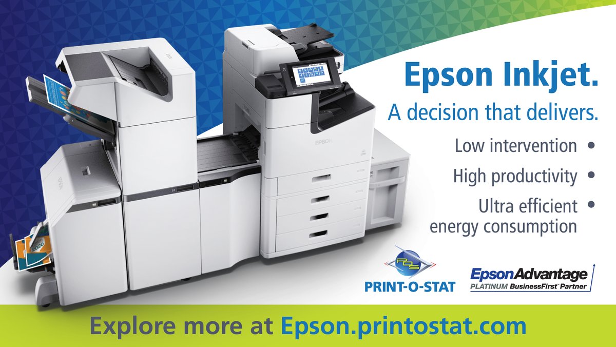 PrintOStatInc's tweet image. Robust finishing options, including stapling, stacking and hole punch capabilities, and fast print speeds, the new #WorkForceEnterprise printers will keep your business running at full speed. Explore more at: epson.printostat.com
#epson #businessinkjet #precisioncore #heatfree