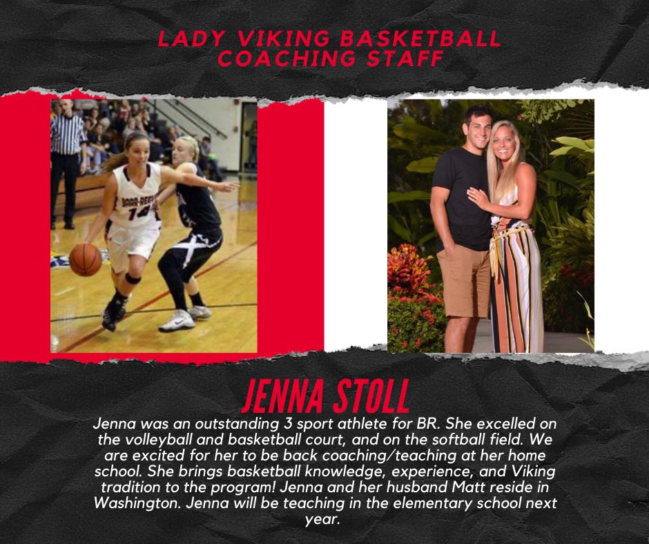LadyVikingBask1's tweet image. We will be introducing our new H.S. coaching staff throughout the next few days! First up.... Jenna Stoll!