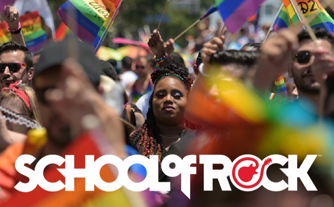 #Pride at School of Rock means celebrating the diverse community of students, parents &amp; teachers that walk through our doors &amp; renewing our commitment to one another knowing we each offer something beautiful to the 🌎 - no matter our appearance, culture, lifestyle, or sexuality.